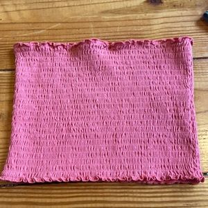 Hollister ruffled tube top